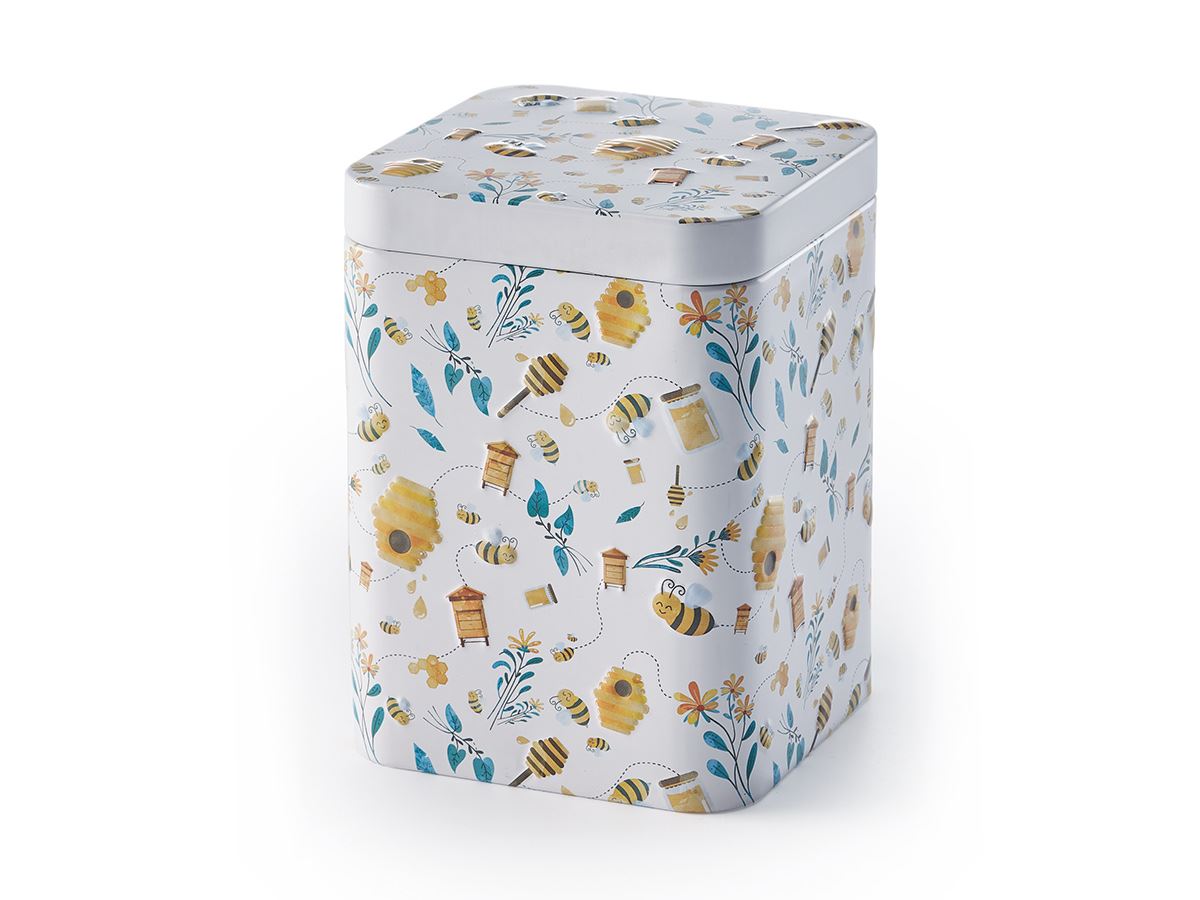 Tea Storage - Honeycomb Haven Tea Tin