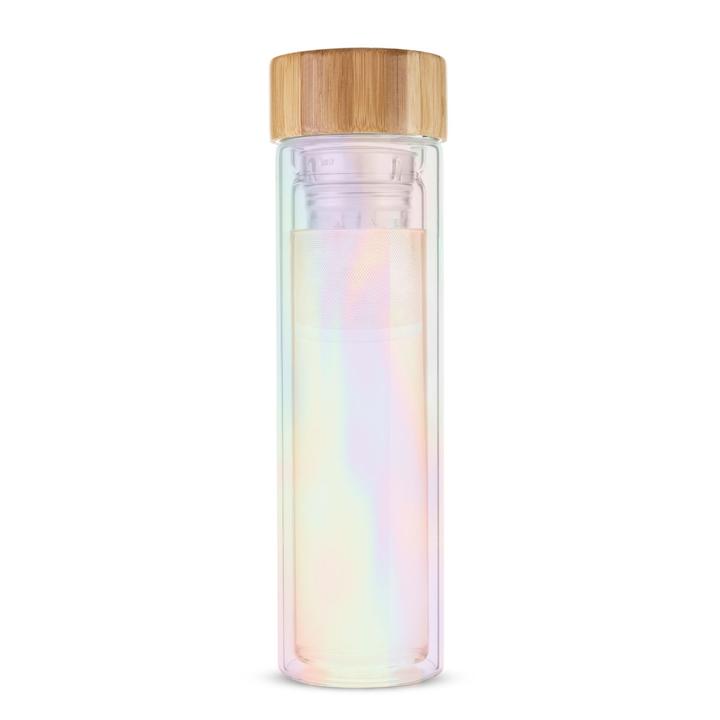 Tea Infuser Bottle W/Bamboo Lid