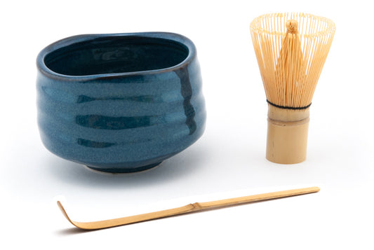 Matcha Tea Set W/Bowl, Bamboo Whisk & Spoon
